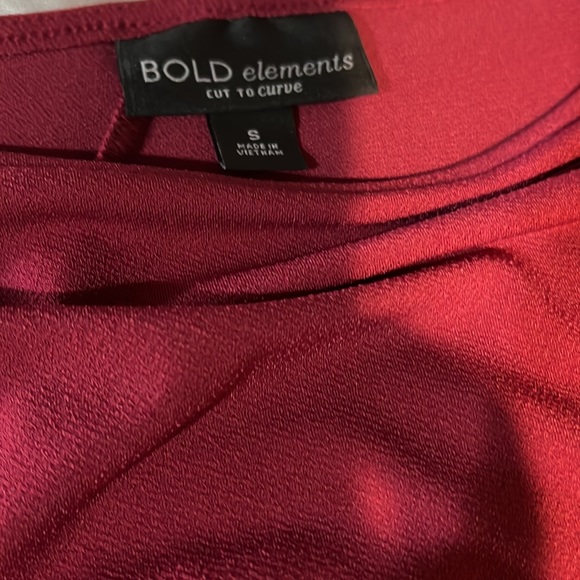 One shoulder Rouched top size small - Picture 2 of 3